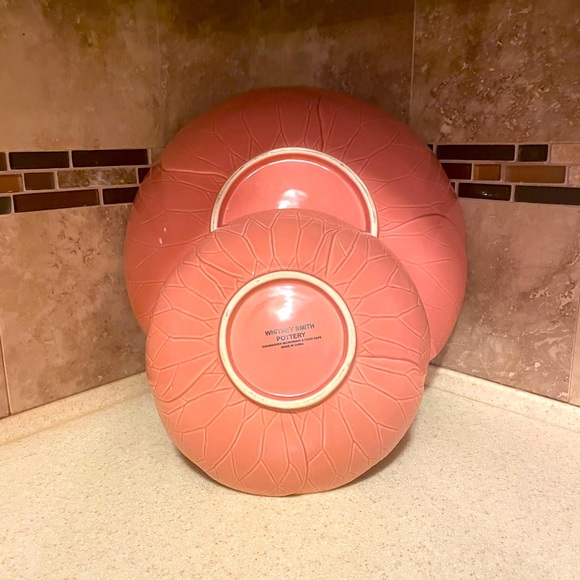 Rare Whitney Smith pottery serving bowl and serving dish. - Picture 3 of 5